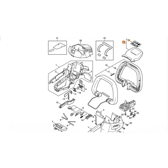 STIHL  Osłona dłoni 4521 790 9100